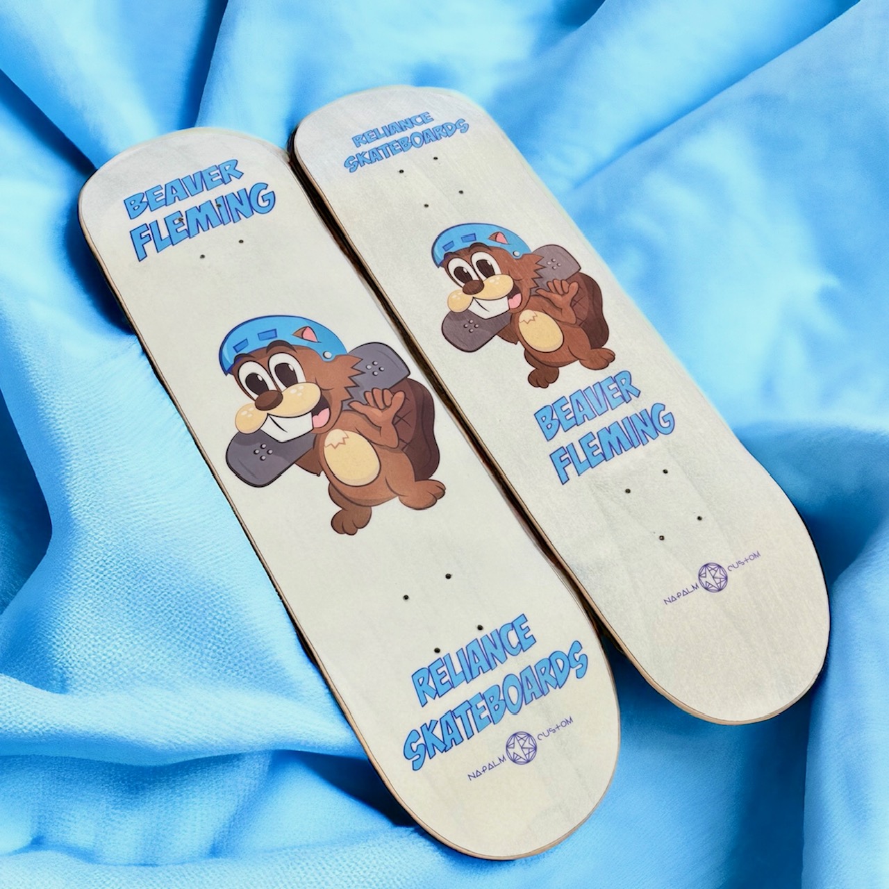 NAPALM CUSTOM CARBON FIBER SKATEBOARD DECK